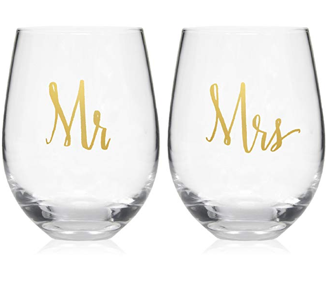 Supplies Mr and Mrs Mr & Mrs Italy Wine Glasses Set of 2 Wedding Gifts Valentine's Day Gift