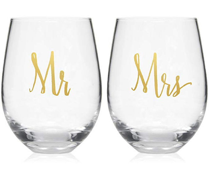 Supplies Mr and Mrs Mr & Mrs Italy Wine Glasses Set of 2 Wedding Gifts Valentine's Day Gift