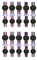 Customized Logo Classical Ultra Thin Minimalist Simple Design 40Mm 36Mm Rose Gold Case Black Leather Strap Mens Watch
