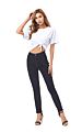 Women's Jeans Stretchy Skinny Washed Denim Black Jeans Casual High Rise Jeans