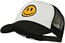 Customised Embroidered Foam Mesh Back Ball Cap Child Happy Face Baseball Hats Kid Smile Face Trucker Hat