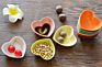 Dessert Bowl Heart Shaped Dish Small Ceramic Sauce Dish