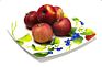 Square Plastic Plates Green Dinner Plates for Restaurant