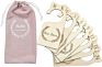 Wooden Baby Closet Size Divider Organizer Hanger Clothing Dividers for Newborn Nursery Decor Infant to 24 Months