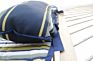 Wq 2 Person Hammock with Cotton Rope Quilted Fabric Pad Hardwood Spreader Bar Hammock with 12 Ft Stand
