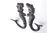 Rustic Antique Decorative Mermaid Cast Iron Wall Hanging Hooks