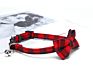 Color Tinkle Jingle Bell Cotton Plaid Pet Bow Tie Collar Bell Cat Dog Bow