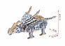 Wooden Puzzle Achelousaurus