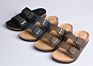 September Men Special Cork Natural Suede Leather Extra Comfort Sandals All Colors