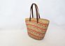 Design Stripe Straw Bag