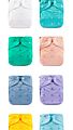 Elinfant Product Reusable Cloth Diapers Cover Pure Color Baby Waterproof Nappy Cover Washable Baby Diaper Cover