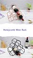 Foldable Wine Rack Honeycomb Wine Bottles Rack for Storage