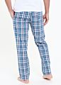 Men's Check Poplin Woven Drawstring Pajama Pants