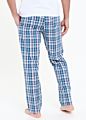 Men's Check Poplin Woven Drawstring Pajama Pants