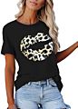 Leopard Print T-Shirt for Women with Lips