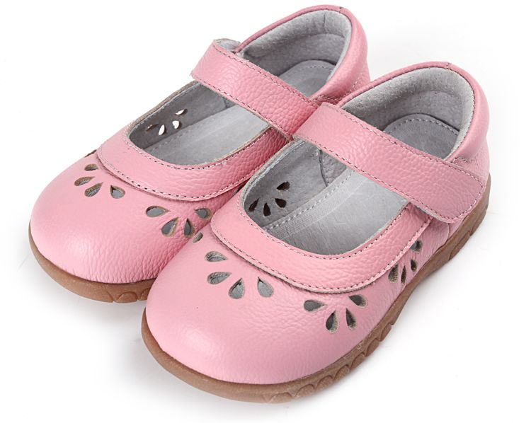 Leather Pink Mary Jane Shoes for Toddler Girl
