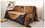 Boho Woven Polyester Cotton Vintage Retro Throw Blanket with Tassel