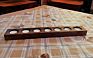 Junji Home Decor Wooden Gift Candle Holder Rustic Wooden Tealight Bar for For Tables Bathroom and Bedroom