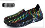 Knitted by Hand Men's Women's Loafer Casual Shoes Breathable Elastic Band Slip-On Mens Womens