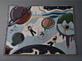 Rawhouse Retro Abstract Style Art Cartoon Design Home Decor Woven Cotton Blanket