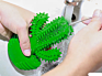 Pet Cactus Style Dog Chew Toy Cleaning Toothbrush