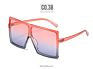 Jheyewear Plastic Big Square Oversized Colorful Women Men Sun Glasses Shades Sunglasses