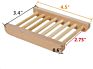 Natural Kitchen Retro Bamboo Wooden Soap Tray Bathroom Holder Dish Box Rack