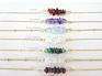 Style Natural Gemstone Chip Beads Necklace Handmade Freeform Chip Beads Chain Necklace