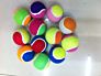 Stock Assorted Color 2.5" Pet Tennis Ball Eco Friendly Soft Natural Rubber Tennis Ball Stuffed Pet Dog Toy