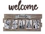 Welcome Cutout Wood Sign Home Decor Wall Art Decor Rustic Farmhouse Front Door Sign 12 Inch Long