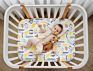 Printed Single Size Bed Sheet Baby Bed Sheets Children Mattress Protector Play Yard Bedding