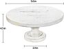 Assemble White Vintage Antique Wedding Dessert Cake Pedestal Display Stand Cupcake Server Rustic Farmhouse Wood Cake Stands