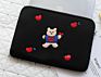 Micani Sales Ins Korea Style Fabric Laptop Sleeve Tablet Pouch Cover Laptop Bag Portable Pad Bag Storage Pouch for Air Pad