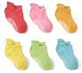 Baby Toddler Grip Ankle Socks 6 Pairs Non Slip/Skid Covered Combed Cotton Socks