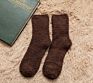 Plain Stripes Men Cozy Socks Warm Tube Floor Fluffy Sock Crew Home Socks Thick Indoor Sleeping Chaussette