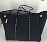 Neoprene Beach Tote Bag Women Shopping Bag Light and Soft Fabric Extra Large Capacity Eco-Friendly Single Shoulder Bag