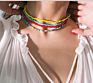Diy Color Shell Rice Bead Personality Choker Beach Necklace Women Jewelry