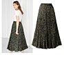 European Style High Waist Loose Streetwear Vintage Leopard Printing Womens Chiffon Leisure Skirt