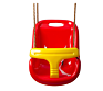 High Back Plastic Kids Swing Chair Playground Baby Garden Hanging Single Outdoor Swing Chairs