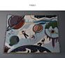 Rawhouse Retro Abstract Style Art Cartoon Design Home Decor Woven Cotton Blanket