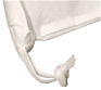 Extra Large Portable Natural Cotton Canvas Cloth Fabric Laundry Drawstring Bag for Hotels
