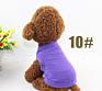 Ropa Para Mascotas Cotton Plain Color Pet Clothes Blank Dog T Shirt