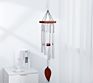 Bamboo Wind Chimes Aluminum Tube with Wooden Top and Outdoor Wind Chimes