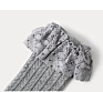 fashion solid color lace ruffle socks wholesale