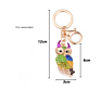 Crystal Car Key Chain Long Big-eyed Owl Shape Women Bag Accessories