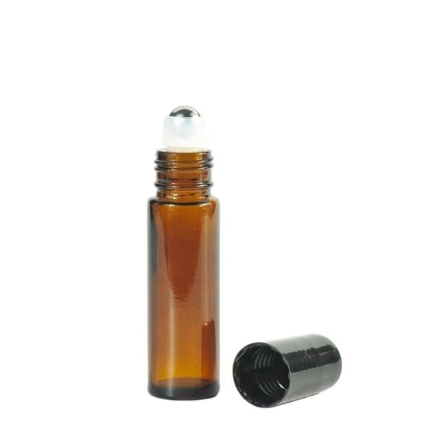 2Ml 3Ml 5Ml 10Ml Amber Glass Bottle Botellas for Perfume Essential Oils Cosmetic Jars Empty Roller Bal on Bottles