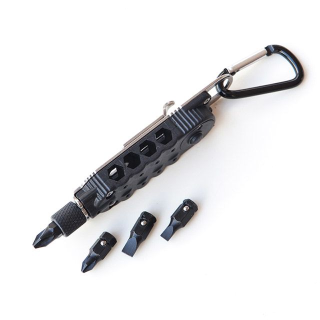 Drop Shipping Screwdriver Bit Driver Mini Tool Led Flashlight Hand Tool Phillip Screwdriver Straight Screwdriver