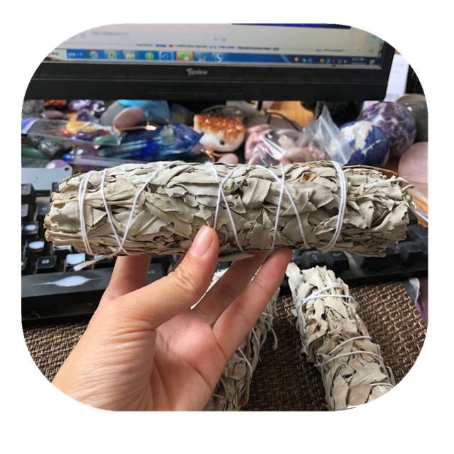 Natural California White Sage Smudging Wands Sticks for Leaf Smoky Purification