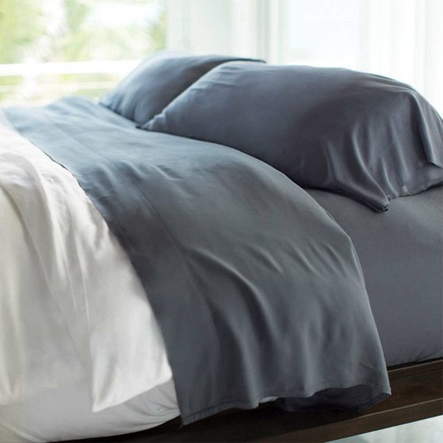 Top Soft and Silky anti Bacterial Organic Oeko-Tex 100 Bamboo Bed Sheets Set and Bamboo Duvet Cover