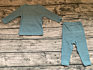 Spring Fall Toddler Boy Girl Clothes Cotton Ribbed Lounge Wear Pajamas Baby Kids Clothing Sets